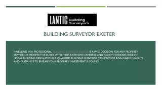 Building surveyor Exeter