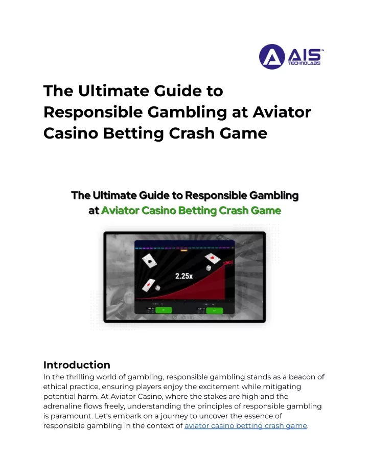 the ultimate guide to responsible gambling