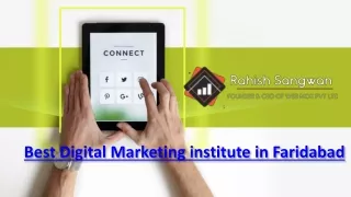 Best Digital Marketing institute in Faridabad By Rahishsangwan
