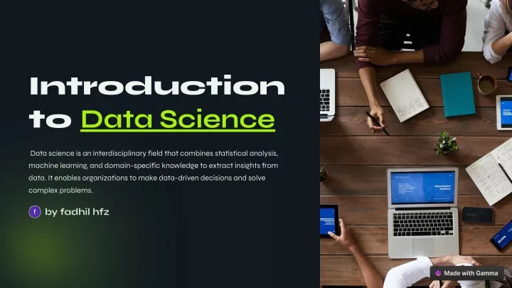 introduction to data science