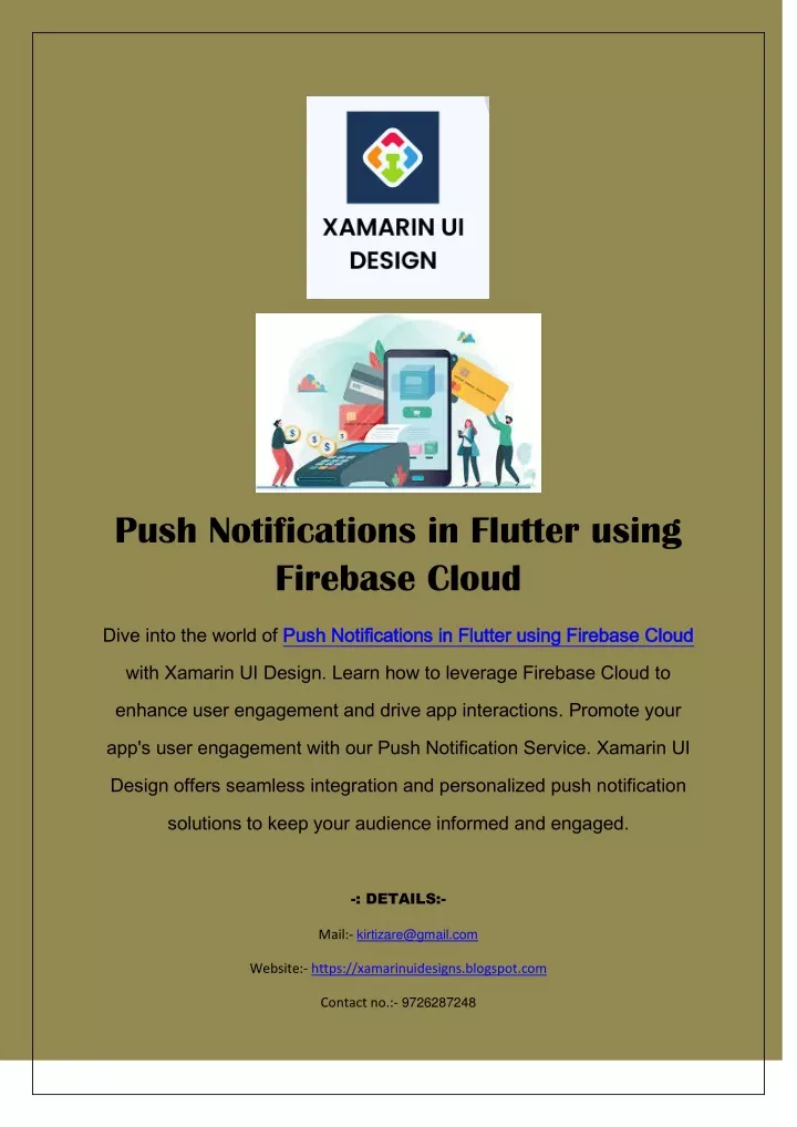 push notifications in flutter using firebase cloud