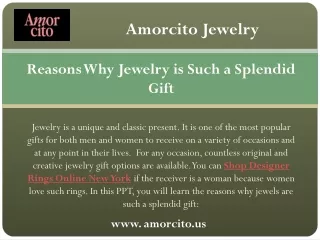 Designer Fine Jewelry for Women - Amorcito Jewelry
