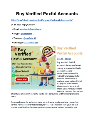 Buy Verified Paxful Accounts