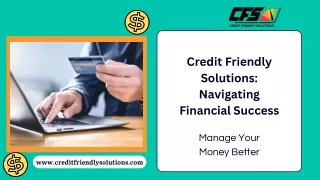 Improving your credit health and overall financial well-being