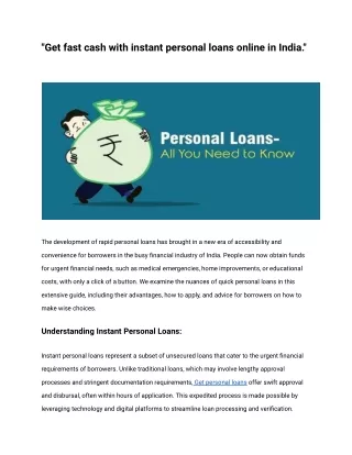 personal loan real