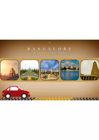 Bangalore Outstation Cab