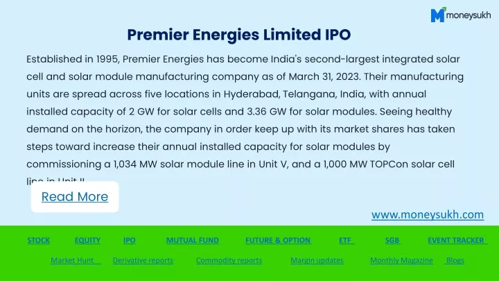 premier energies limited ipo