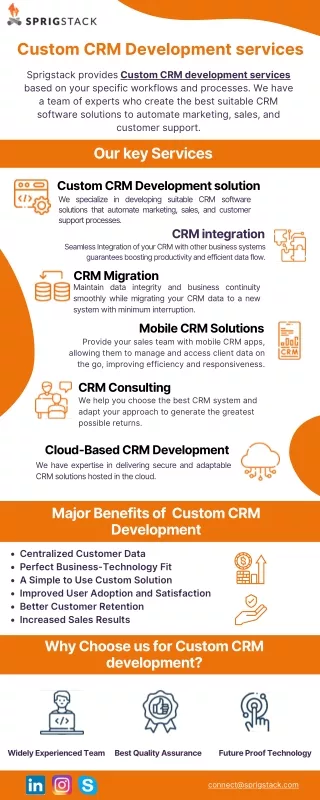 custom CRM development services