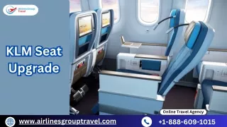 How To Upgrade Your Seat On KLM?