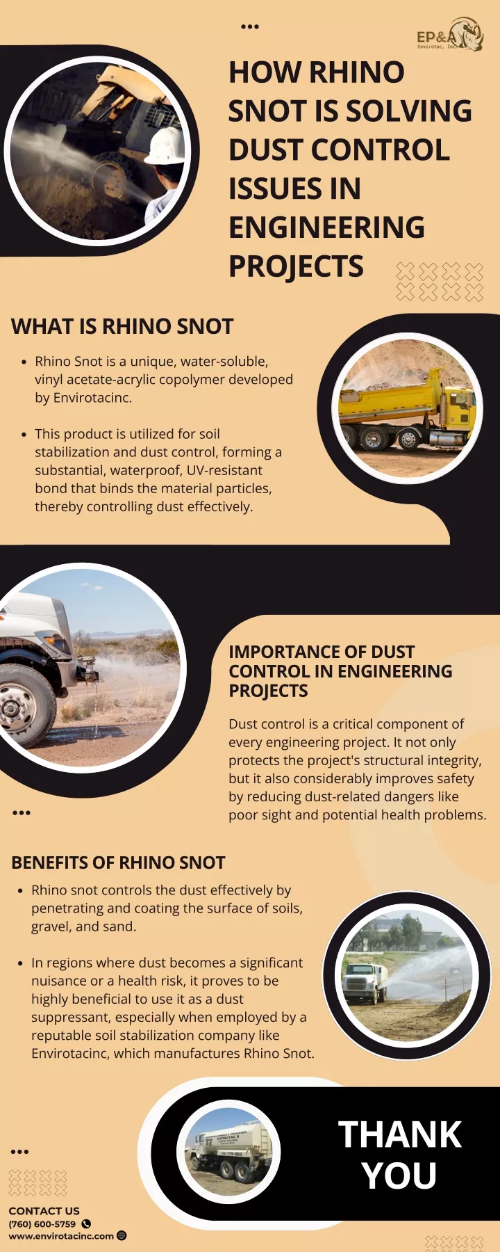 how rhino snot is solving dust control issues