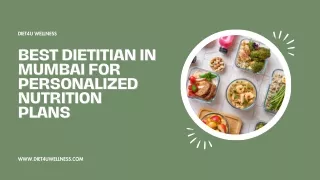 Best Dietitian in Mumbai for Personalized Nutrition Plans