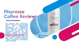 Fitspresso Coffee Reviews