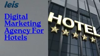 Digital Marketing Agency For Hotels