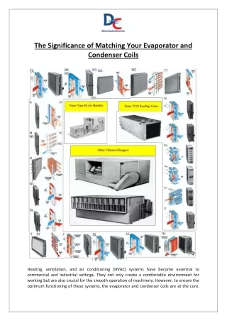 The Significance of Matching Your Evaporator and Condenser Coils