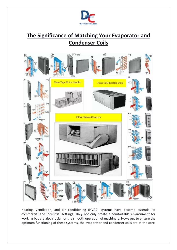the significance of matching your evaporator