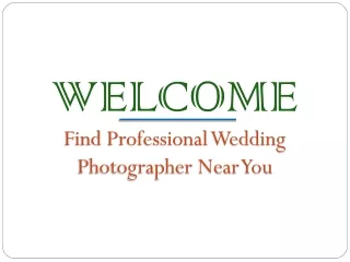 Find Wedding Photographer Near You