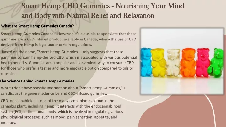 smart hemp cbd gummies smart hemp cbd gummies