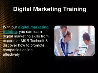 Digital Marketing Training