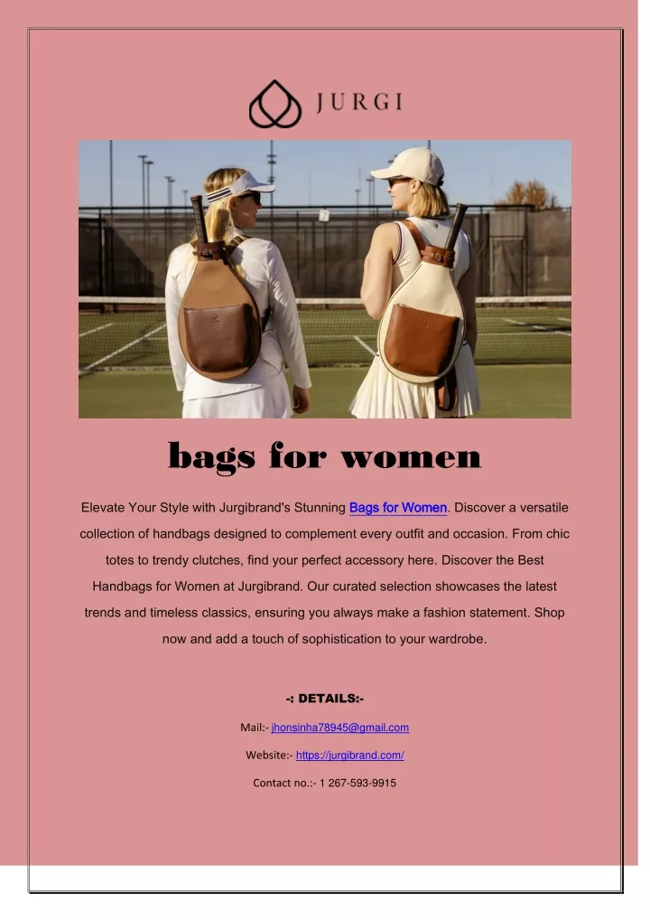 bags for women