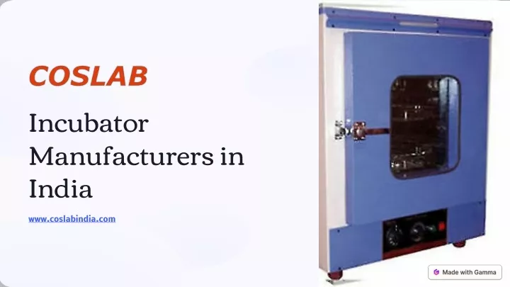 incubator manufacturers in india