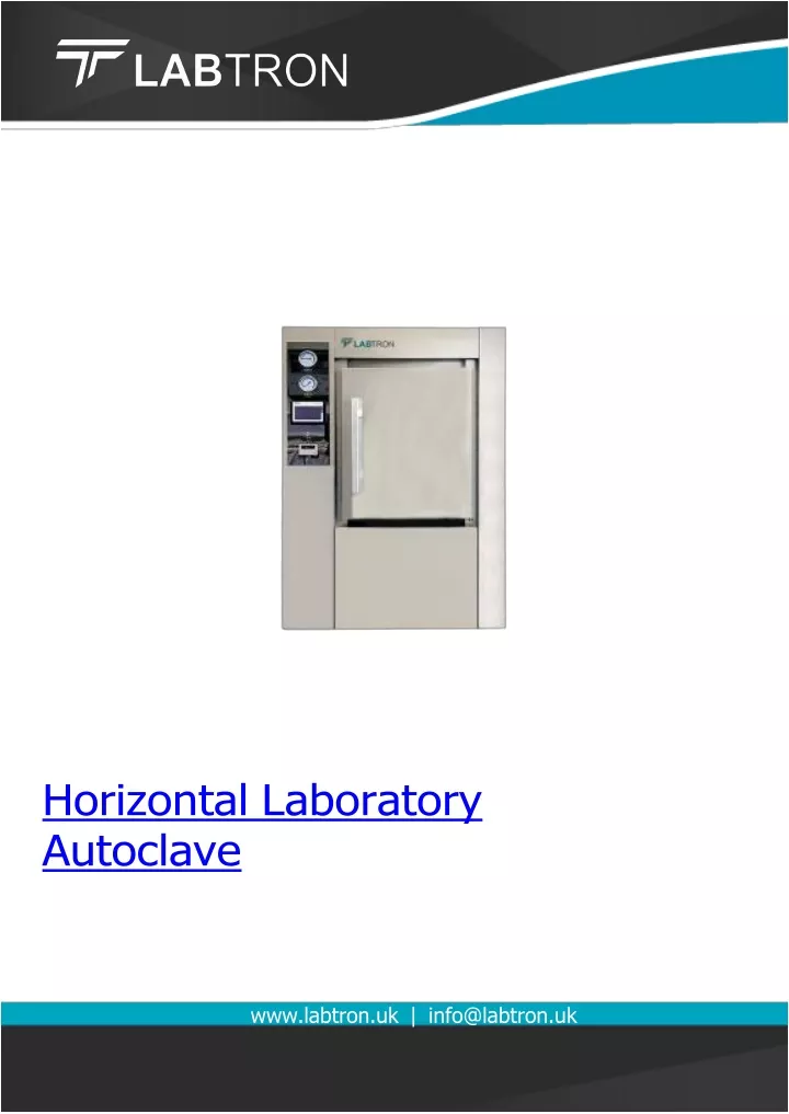 horizontal laboratory autoclave