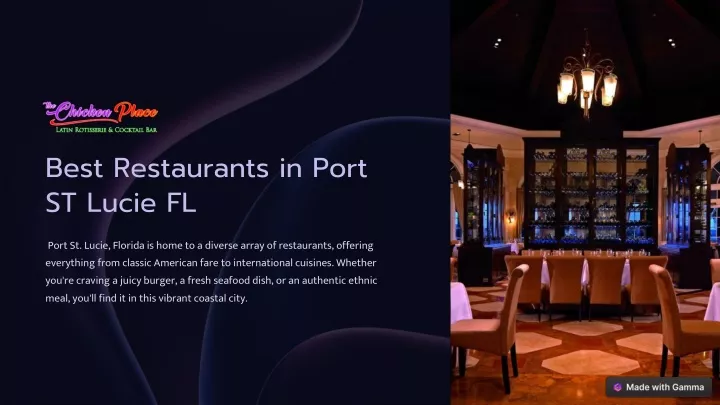 best restaurants in port st lucie fl