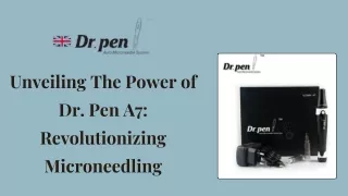 Unveil Flawless Skin with Dr Pen A7 Microneedling Pen