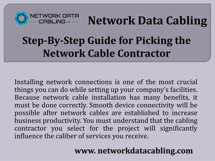 network data cabling