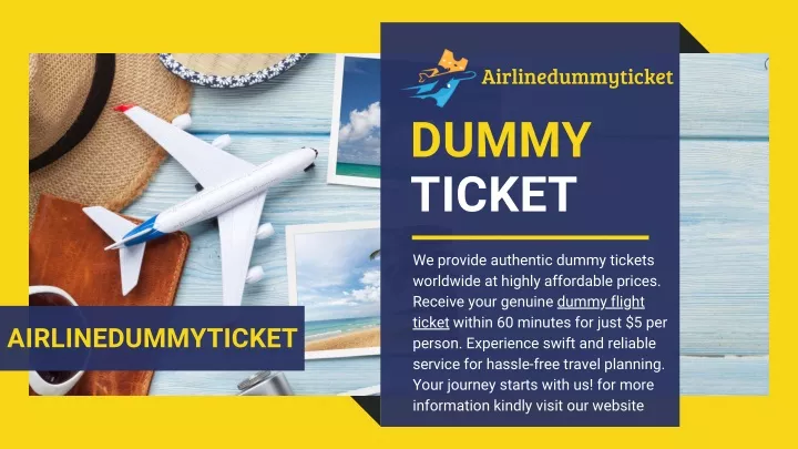 airlinedummyticket dummy ticket