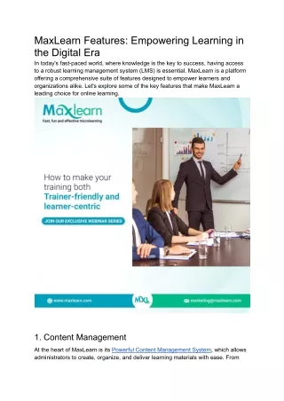 MaxLearn Features_ Empowering Learning in the Digital Era