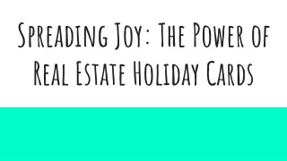 Real Estate Holiday Cards