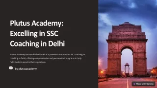 Unlock Success: Discover the Best SSC Coaching in Delhi | Plutus Academy