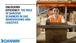 The Role of Barcode Scanners in UAE Warehousing and Logistics