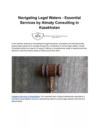 Navigating Legal Waters_ Essential Services by Almaty Consulting in Kazakhstan