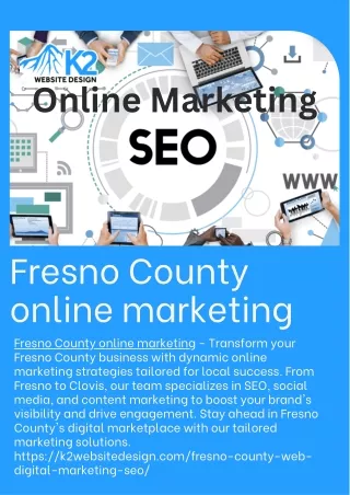 Fresno County online marketing