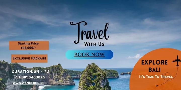 travel with us book now