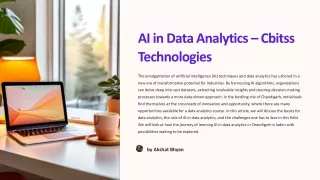 ai in data analytics cbitss technologies