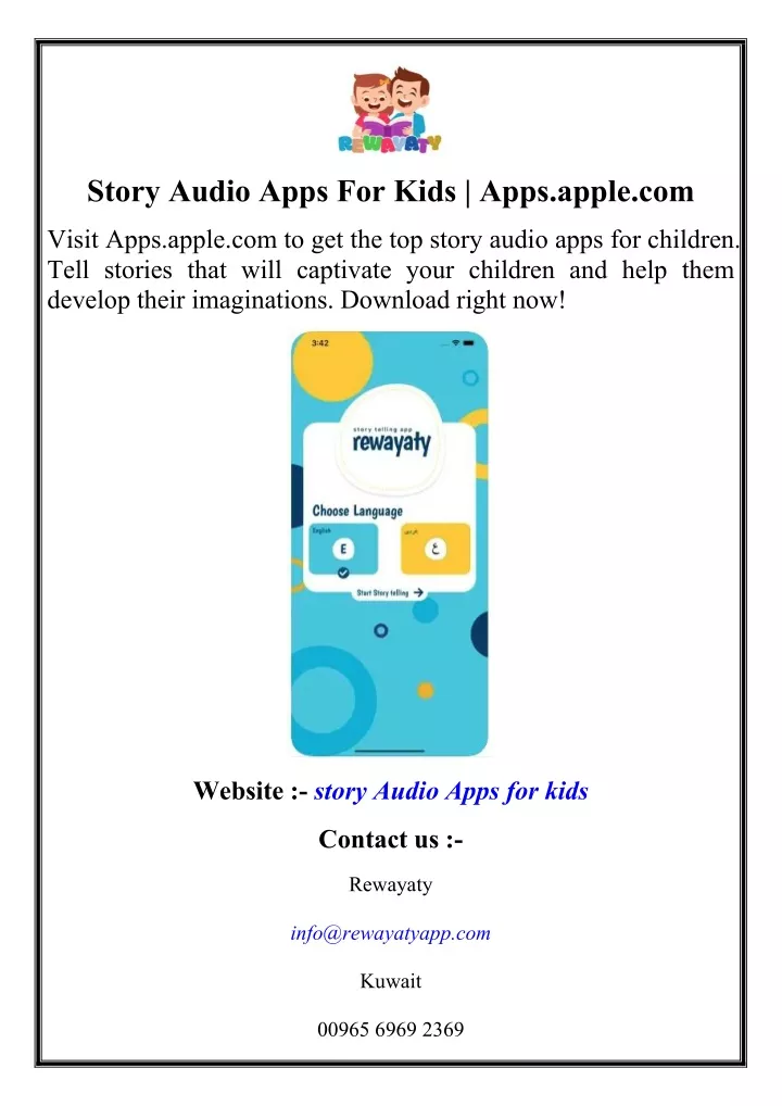 story audio apps for kids apps apple com