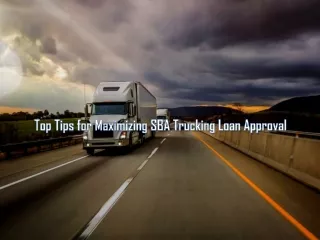 Top Tips for Maximizing SBA Loan Approval