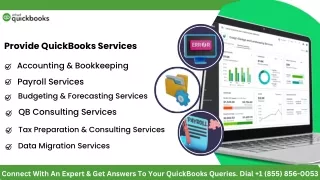 1 (855) 856-0053| QuickBooks Support Services