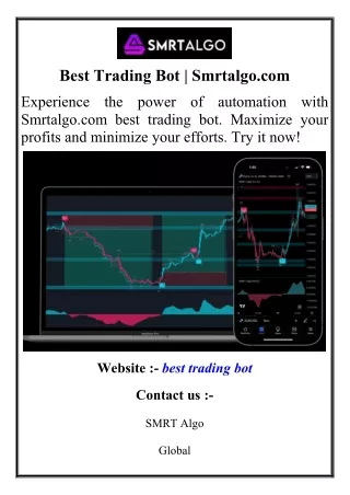 best trading bot smrtalgo com