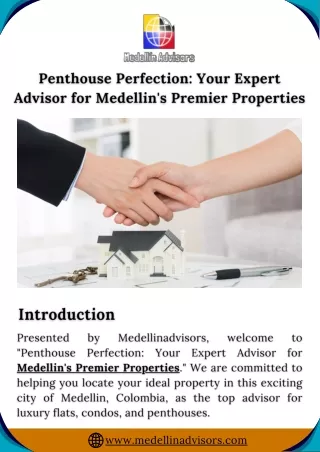 Penthouse Perfection Your Expert Advisor for Medellin's Premier Properties