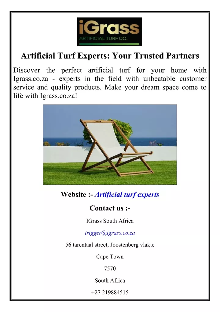 artificial turf experts your trusted partners