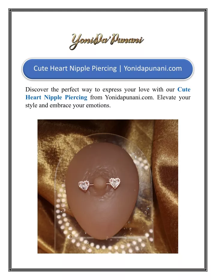 cute heart nipple piercing yonidapunani com