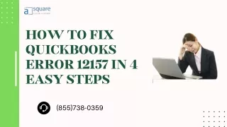 How to Fix QuickBooks Error 12157 in 4 Easy Steps