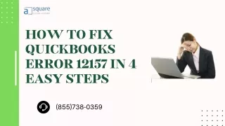 how to fix quickbooks error 12157 in 4 easy steps