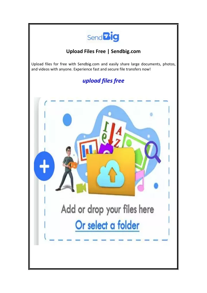 upload files free sendbig com