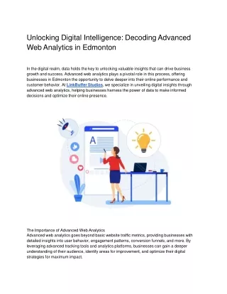 Unlocking Digital Intelligence: Decoding Advanced Web Analytics in Edmonton