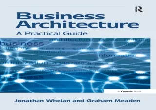 Business-Architecture-A-Practical-Guide