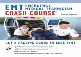 ⭐ DOWNLOAD/PDF ⚡ EMT Crash Course  + Online (EMT Test Preparation